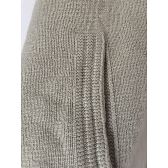 Marc Jacobs Sweater Poncho Womens Medium Wool Cashmere Tan Long Knit - Picture 5 of 12